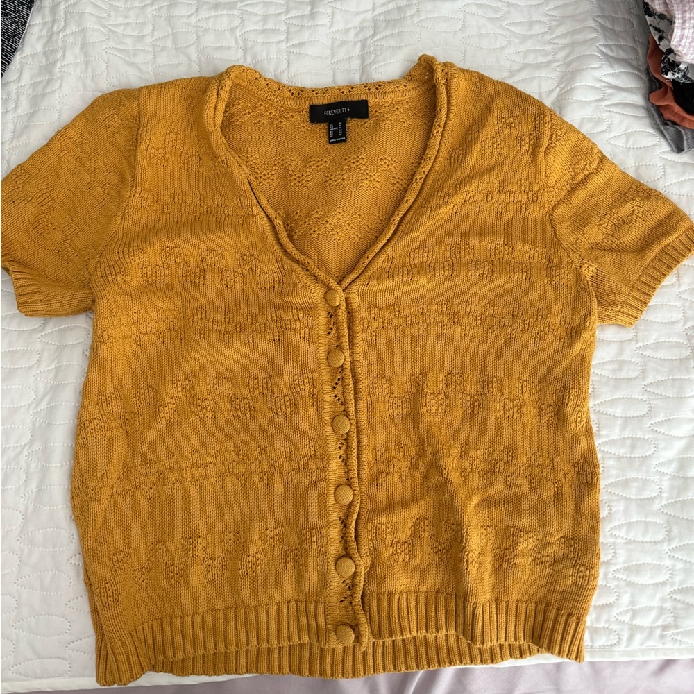 F21 thin knit top